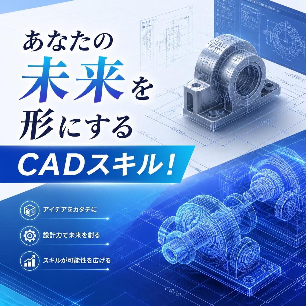 あなたの未来を形にするCADスキル！