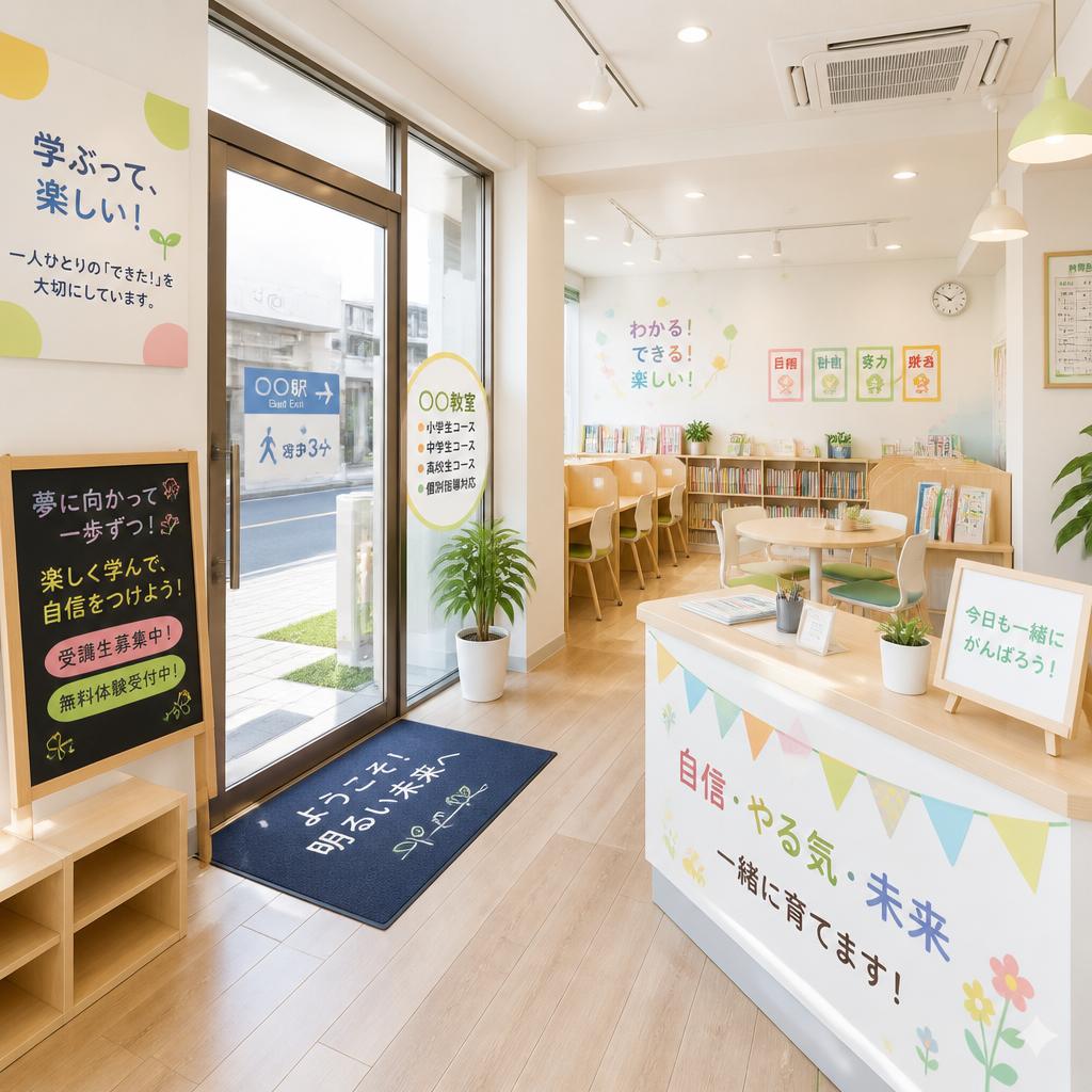 通いやすい明るい教室