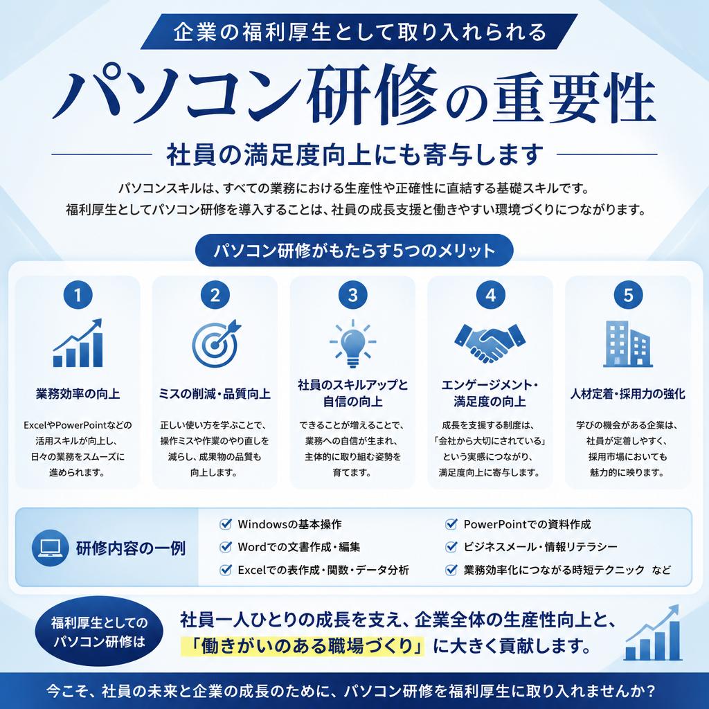 福利厚生としての社員教育