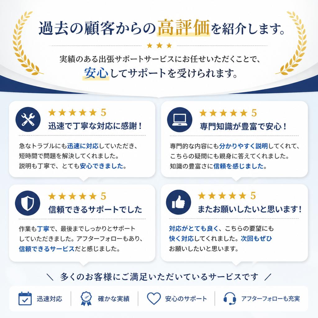 5. 実績とレビュー