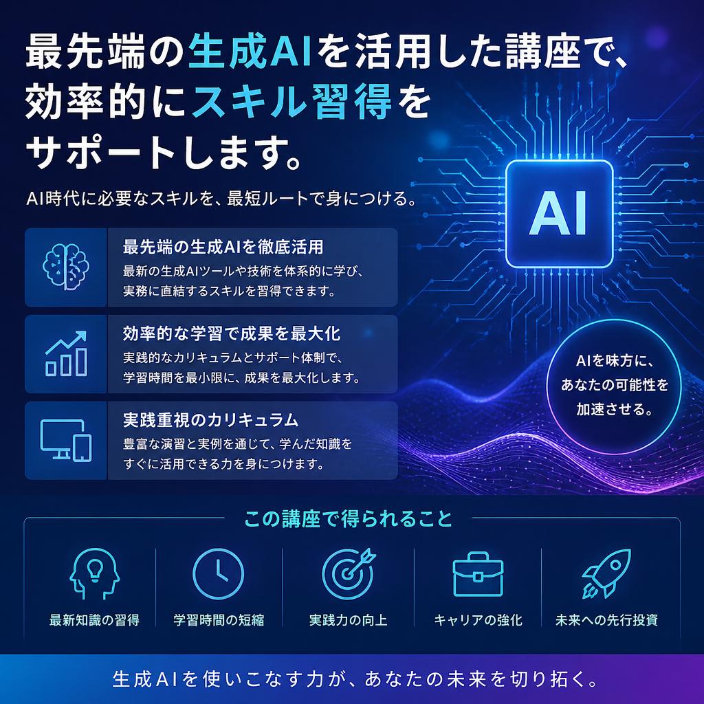 生成AIを活用した新しい学び