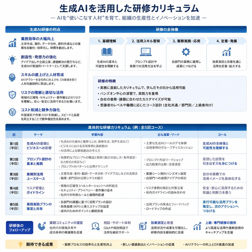 生成AIを活用した最新技術の習得