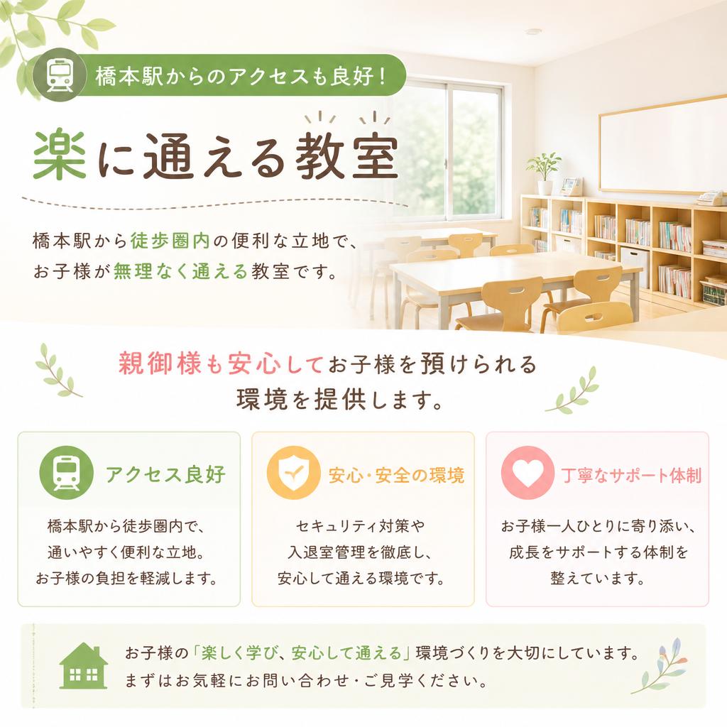 通いやすさの工夫