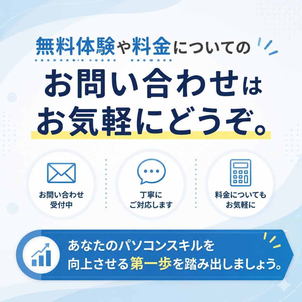 今すぐお問い合わせを！