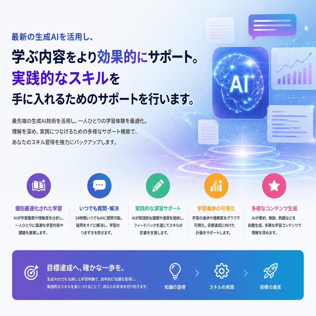 4. 生成AIを活用した新しい学び方