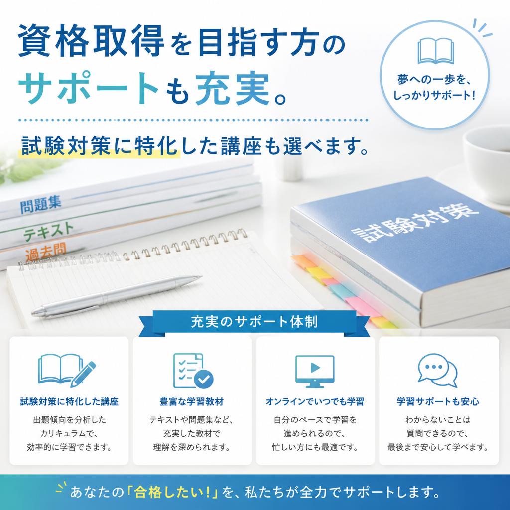 MOS資格取得をサポート
