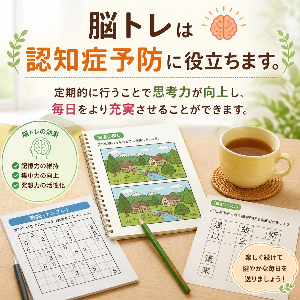 認知症予防にも効果的