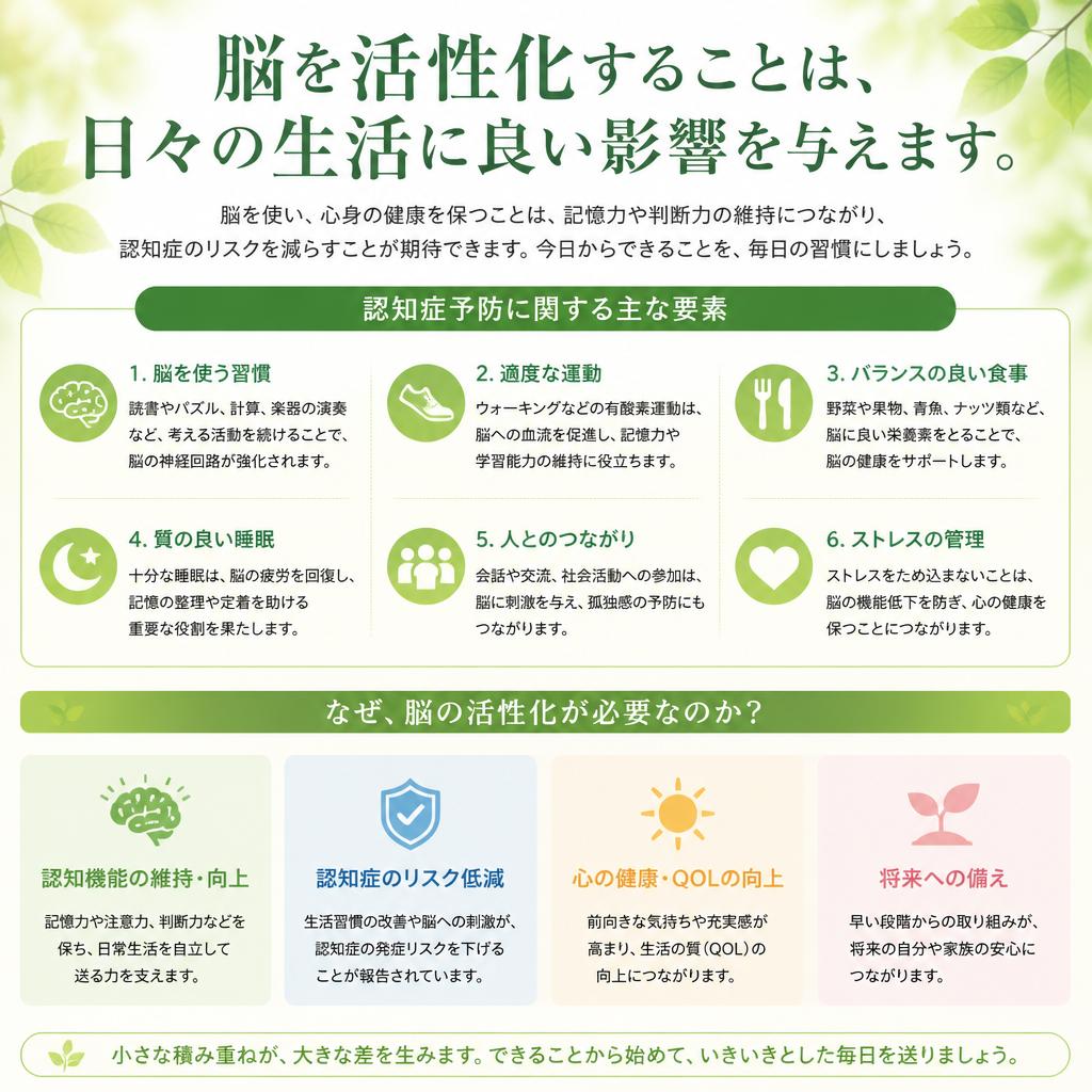 脳トレの重要性