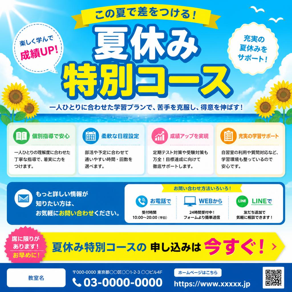 お問い合わせはこちらから！