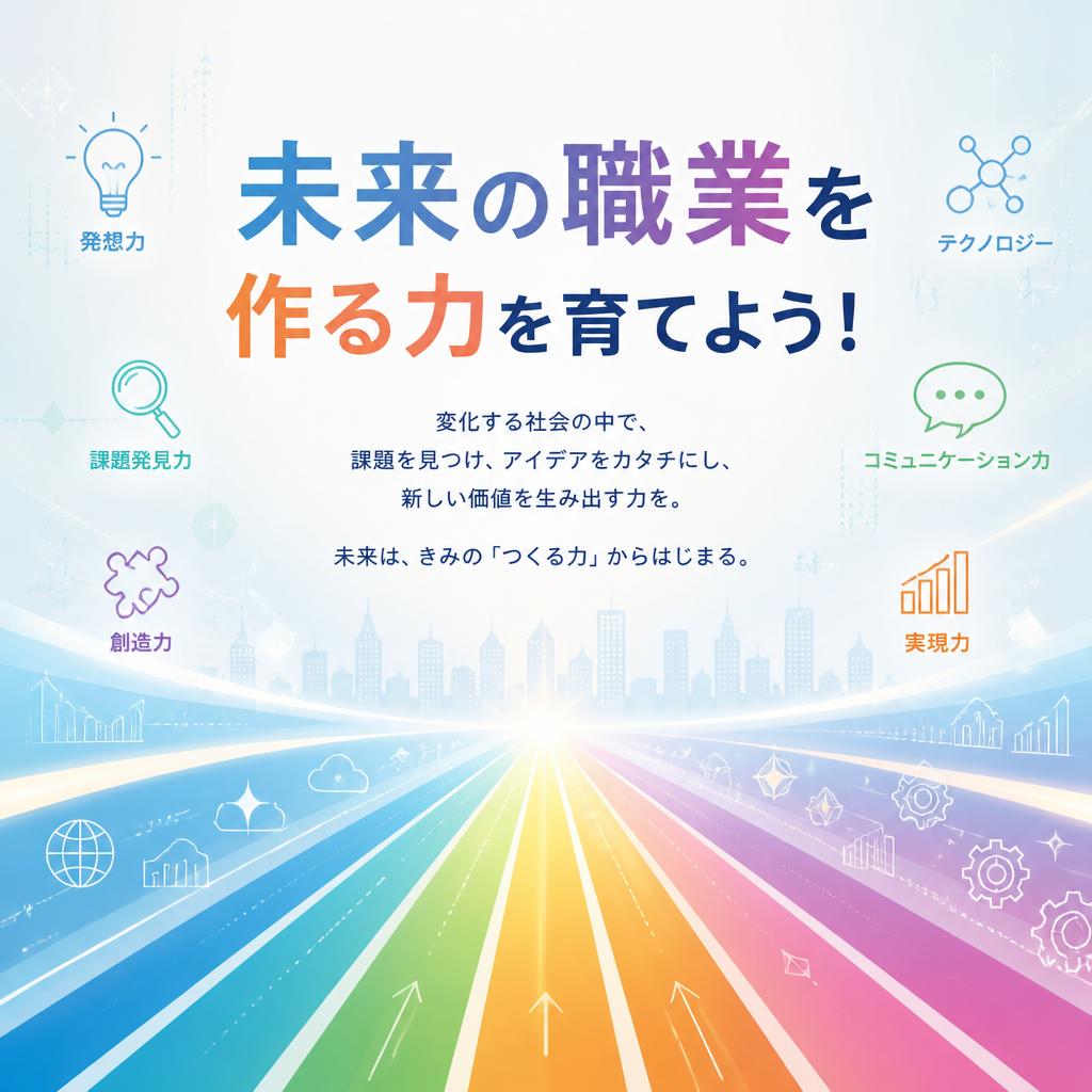 未来の職業を作る力を育てよう！