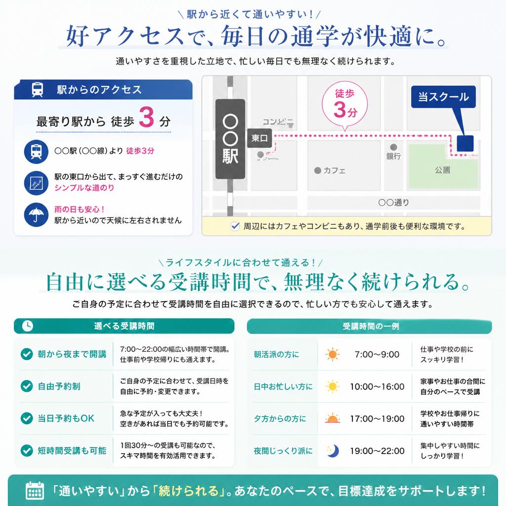 通いやすさを追求