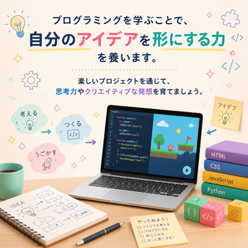 プログラミングで創造力を育てる
