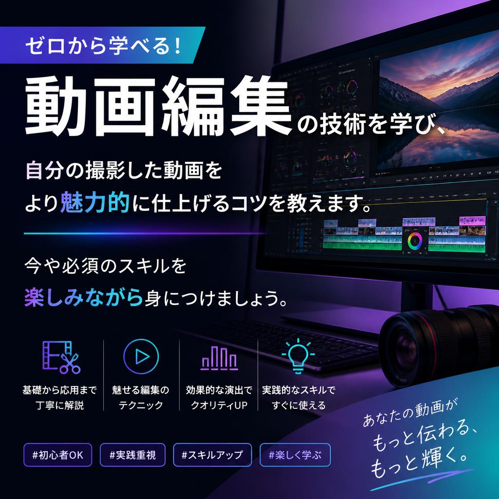 魅力的な動画編集
