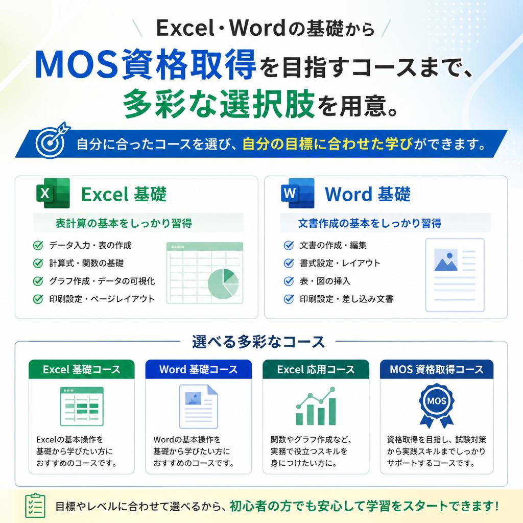 多彩なコースの紹介