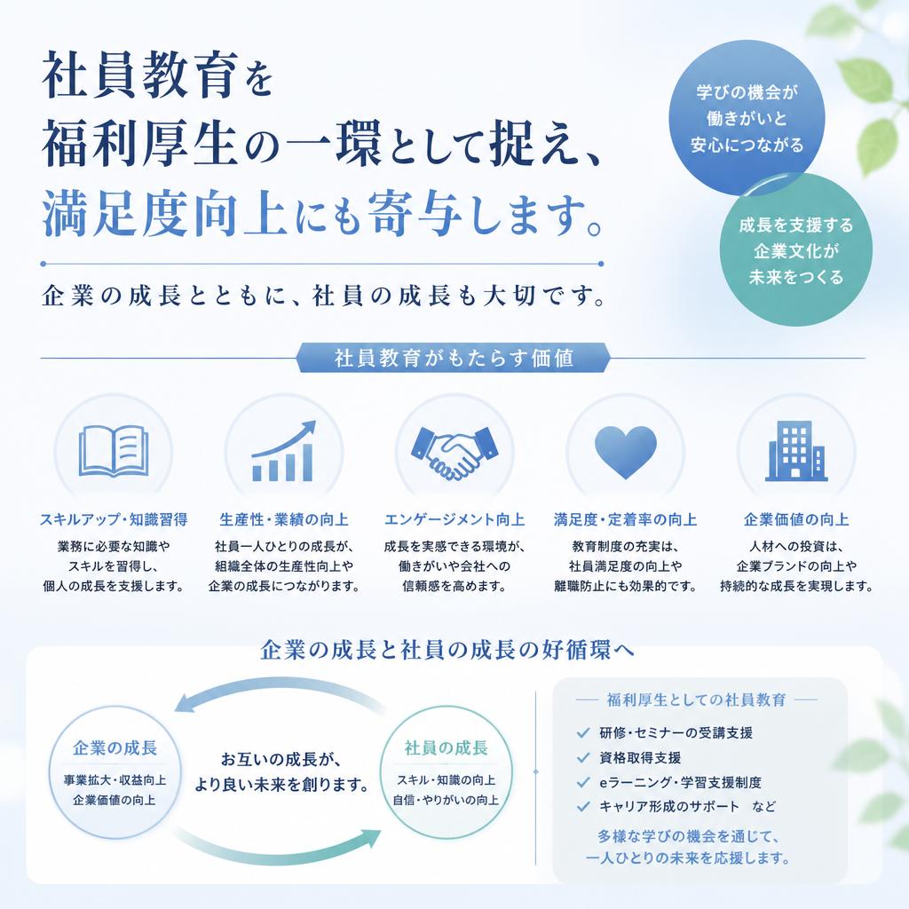福利厚生としての研修