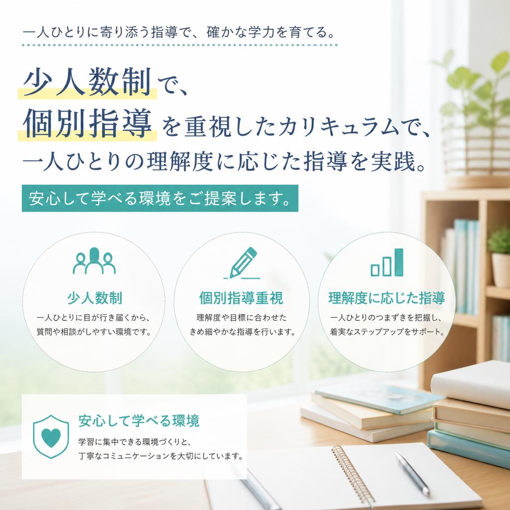パソコンスクールの特長