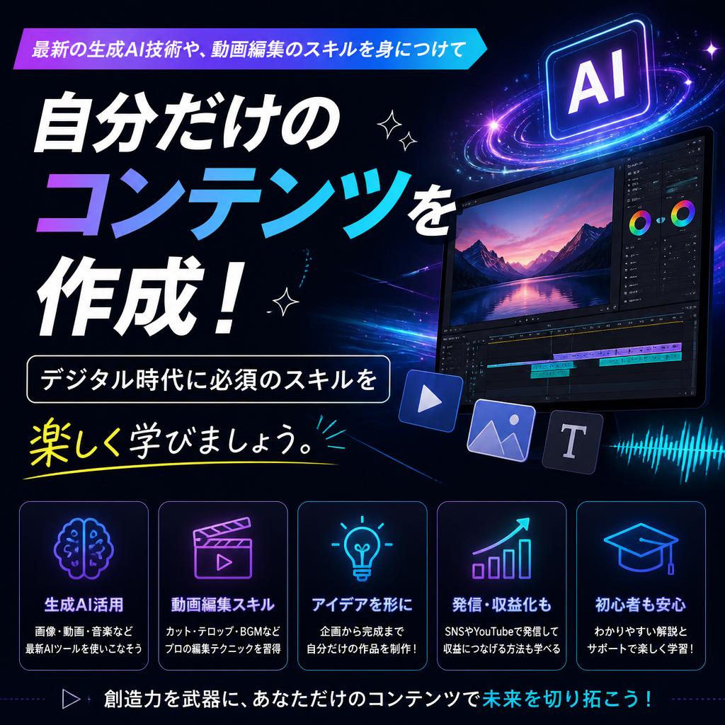 生成AIと動画編集の最前線