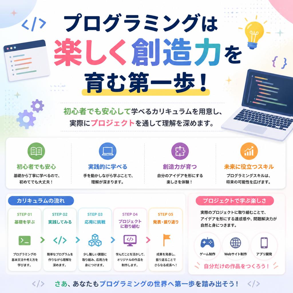 🎨プログラミングで創造力を育む