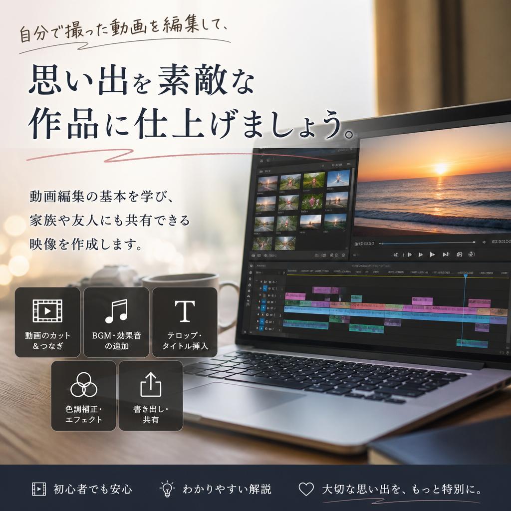 🎬動画編集で感動を伝える