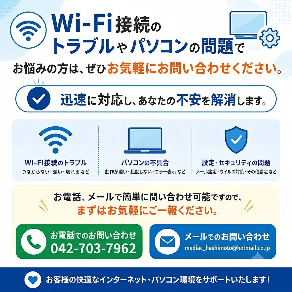 今すぐお問い合わせを！