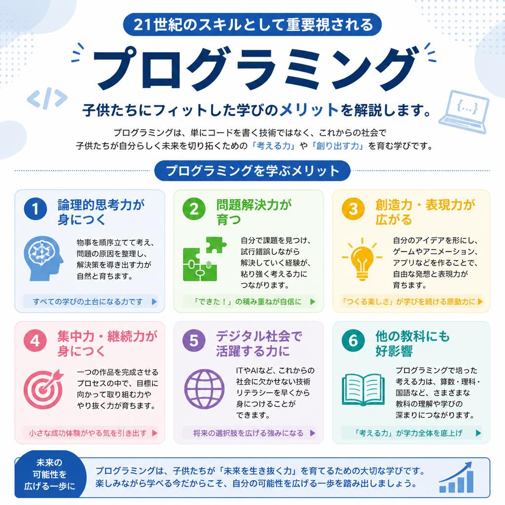 なぜプログラミングを学ぶべきか？