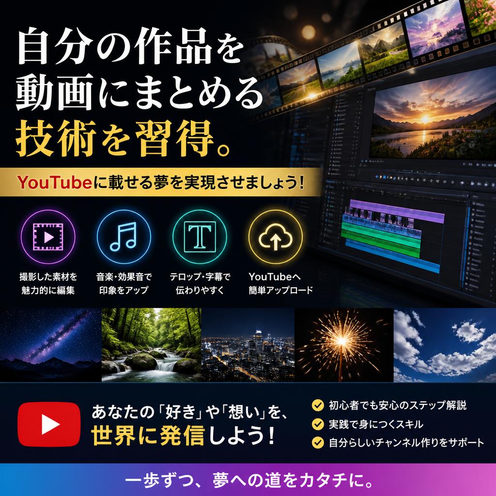 動画編集スキルを磨こう