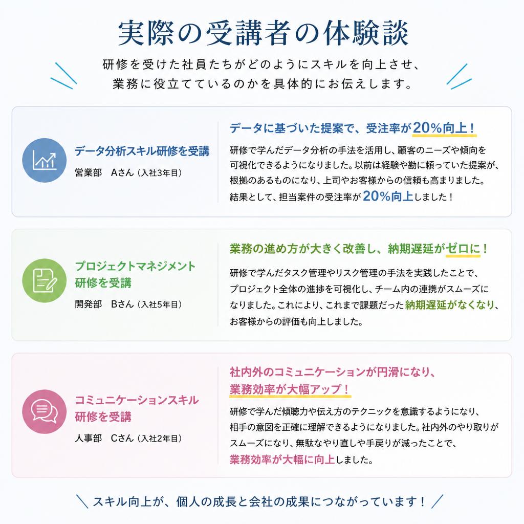 受講生の声