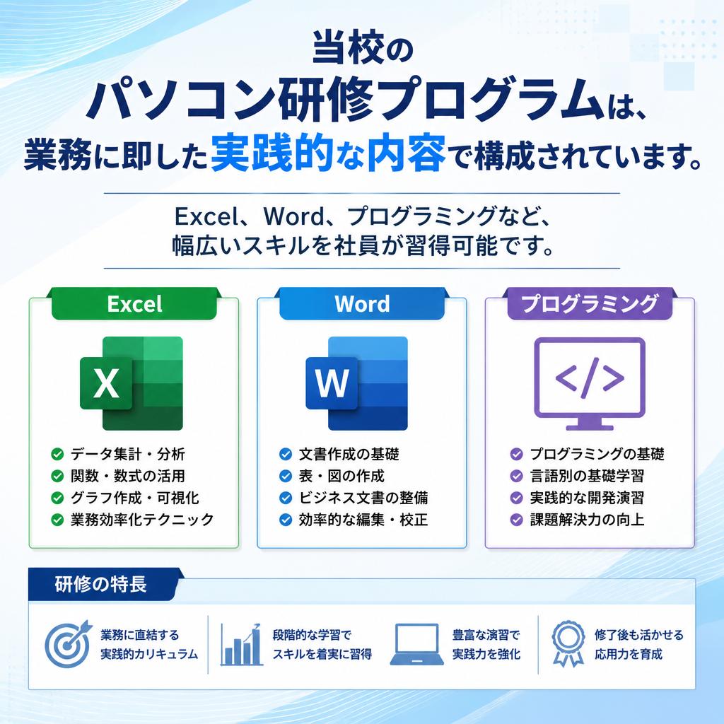 弊社の研修プログラム