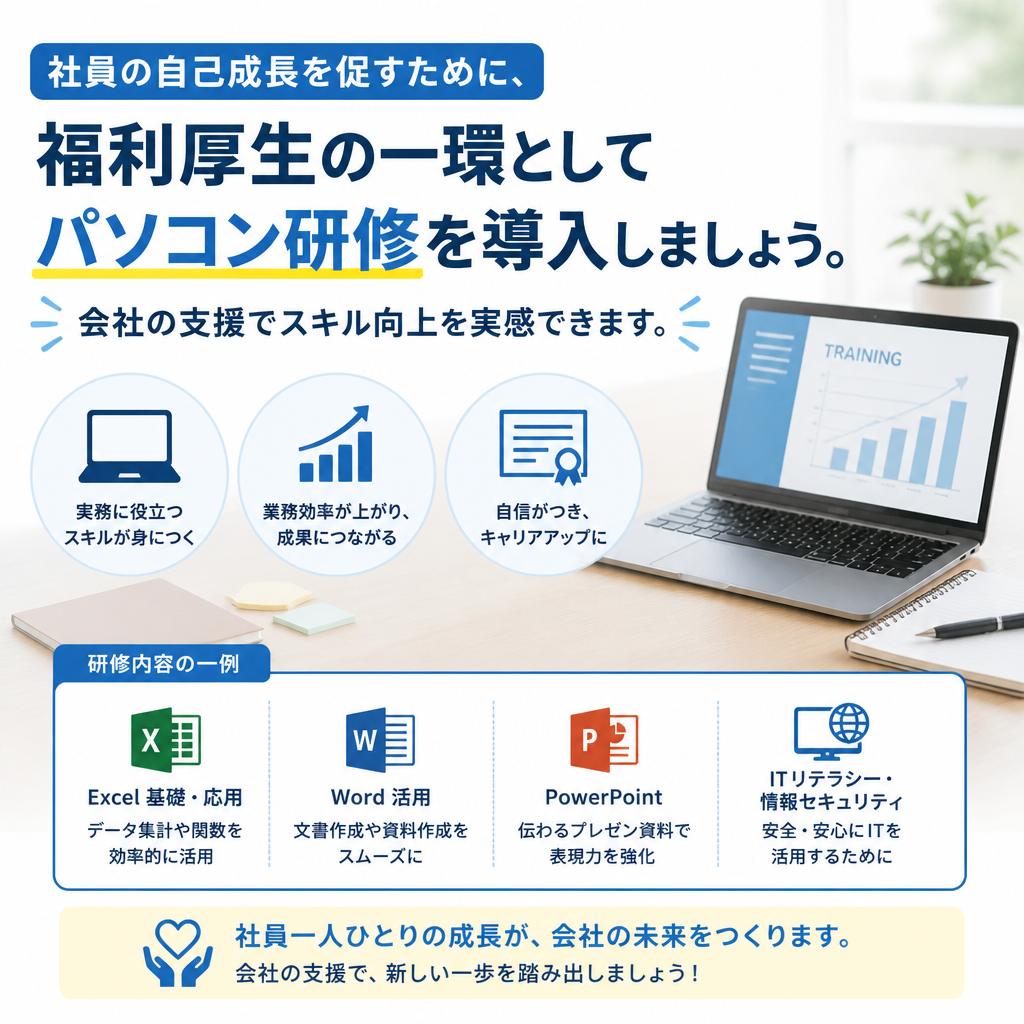 福利厚生としての研修