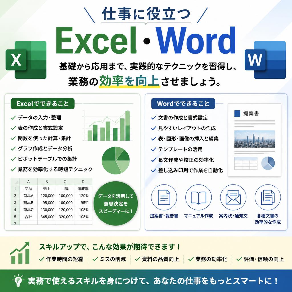5. Excel・Wordのスキルを徹底マスター