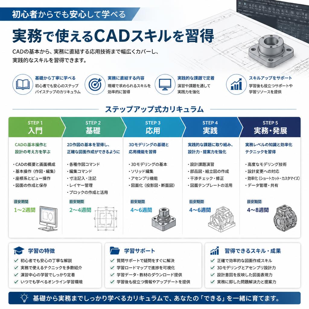 充実したカリキュラム