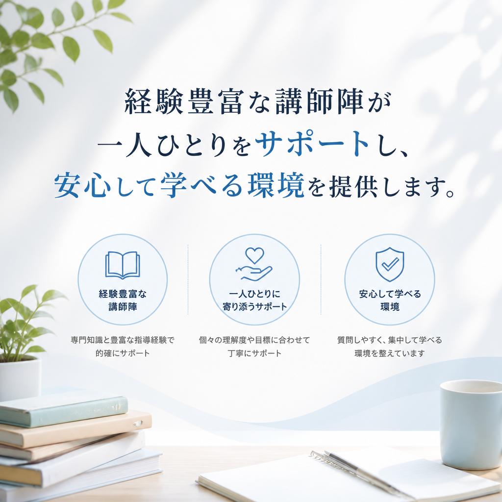 初心者でも安心のサポート