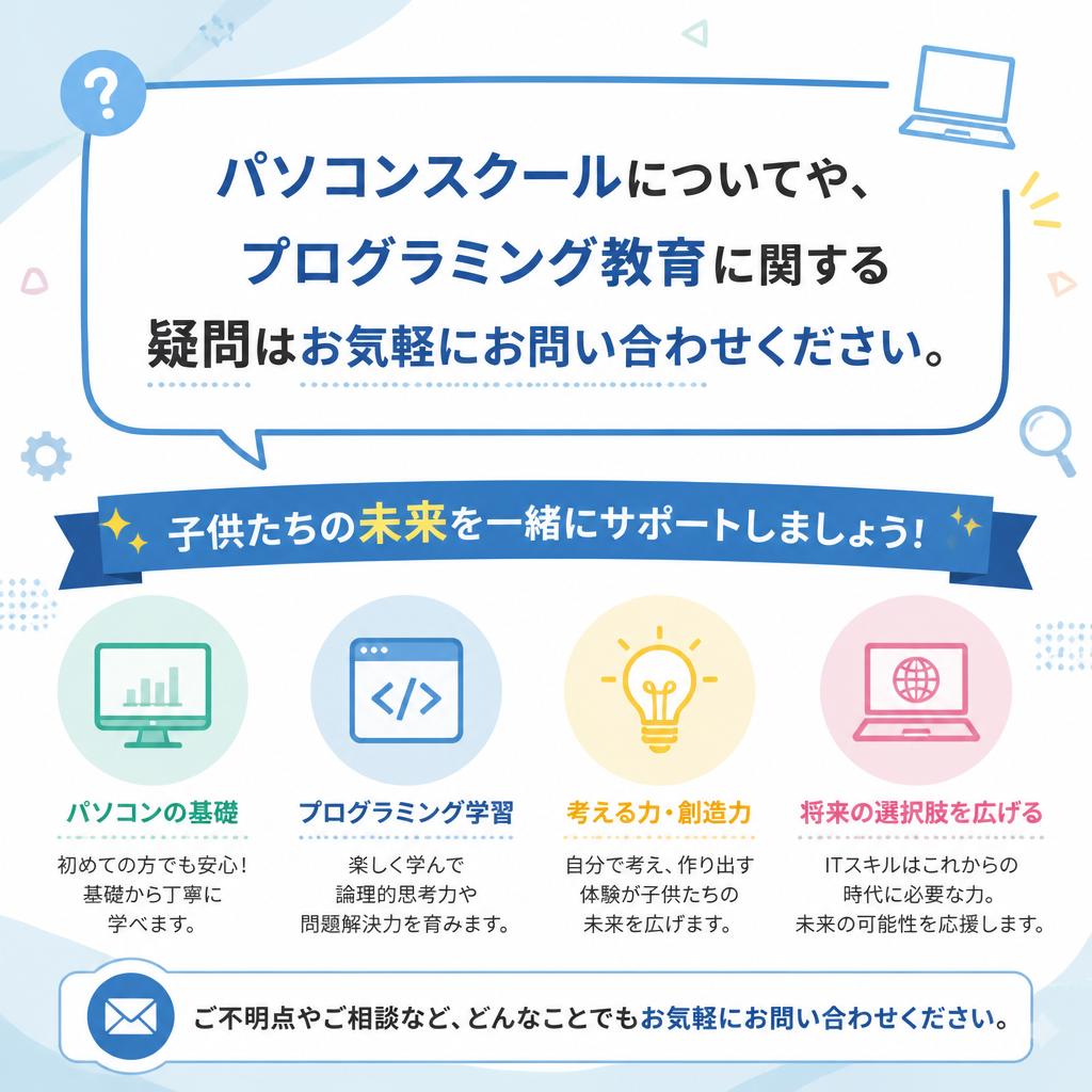 7. お問い合わせはこちらから！