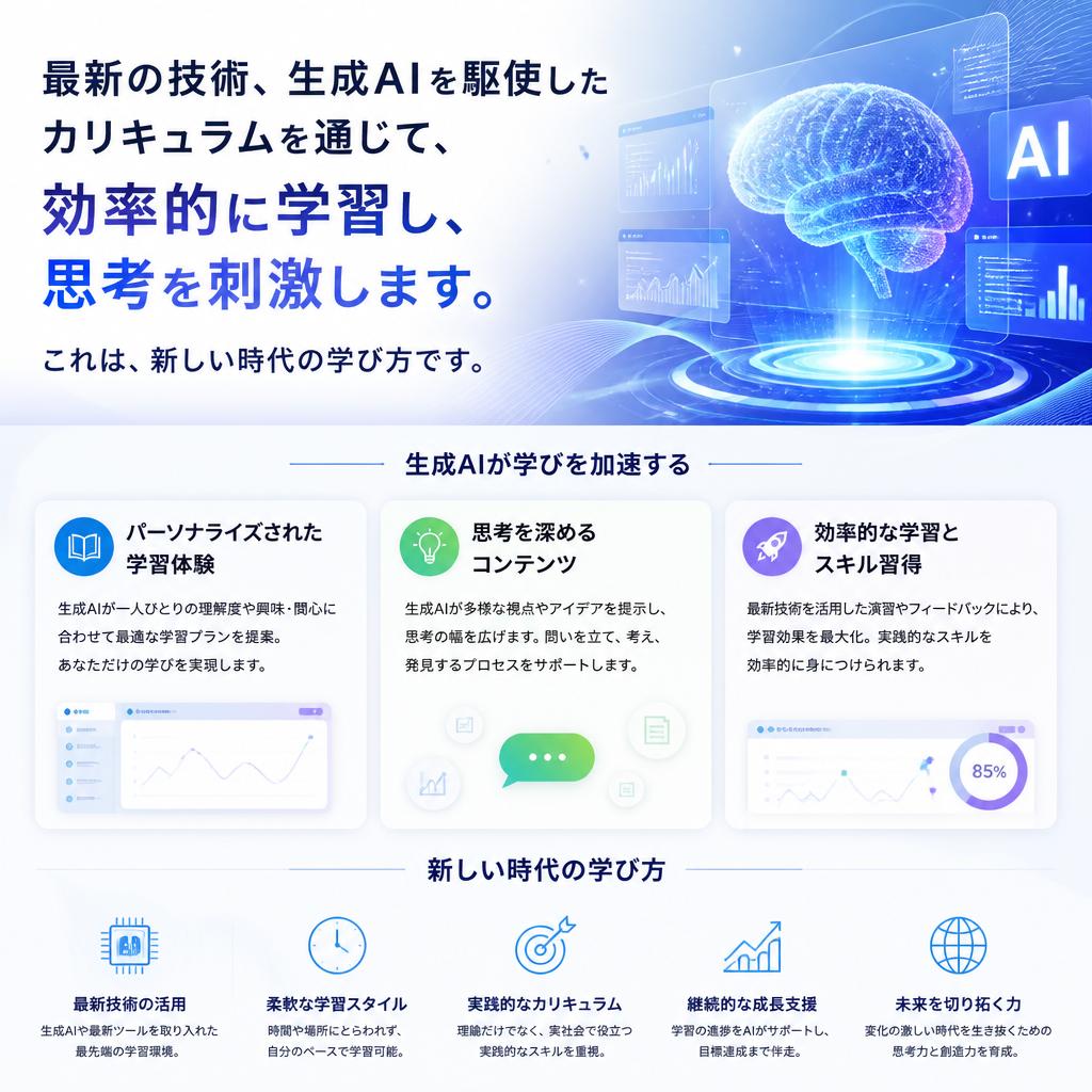 生成AIを活用した学びのスタイル