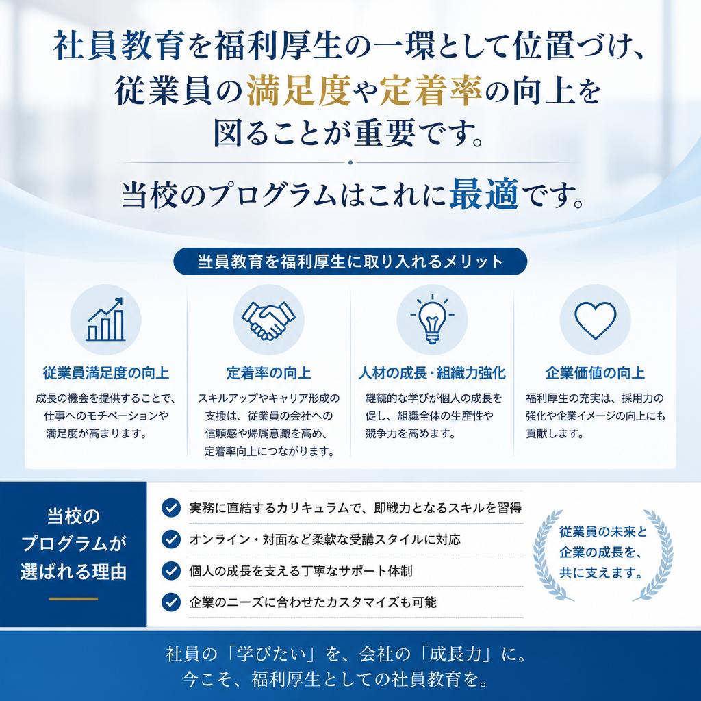 福利厚生としての研修