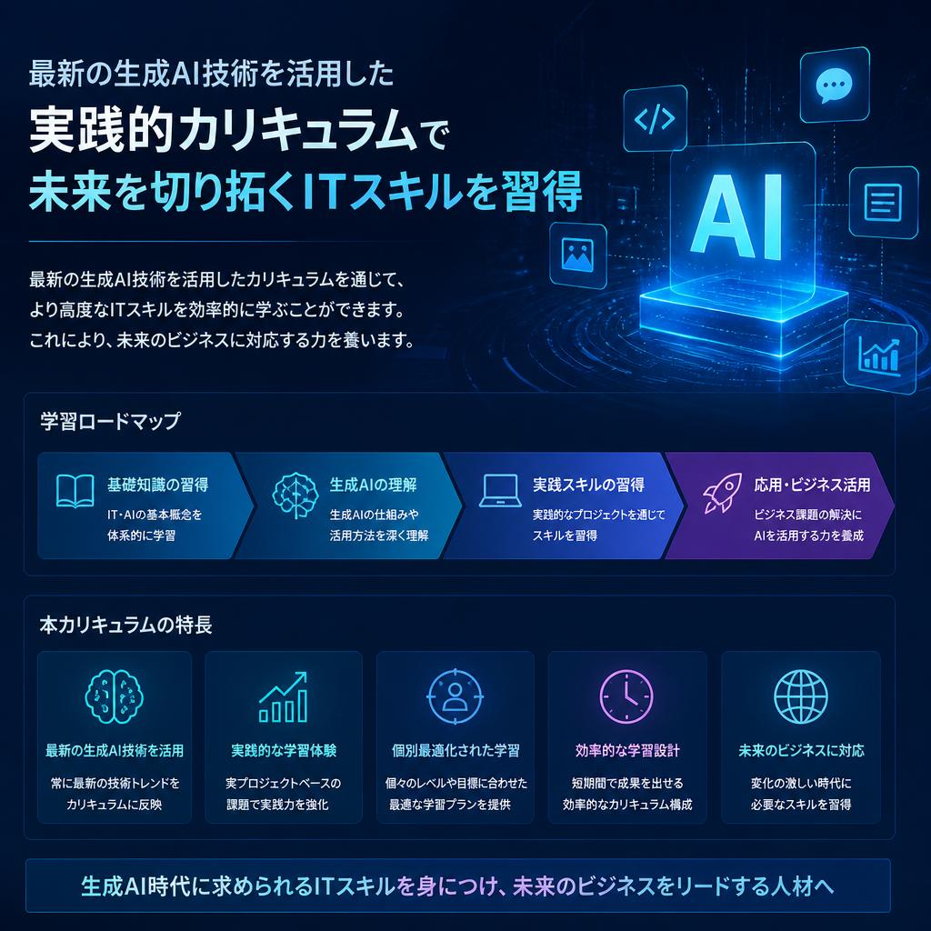 生成AIを活用した研修内容
