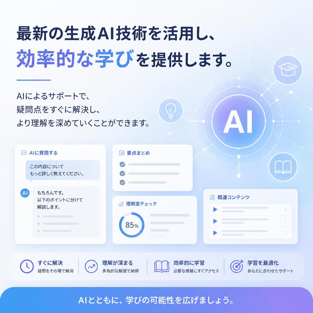 生成AIを活用した新しい学び