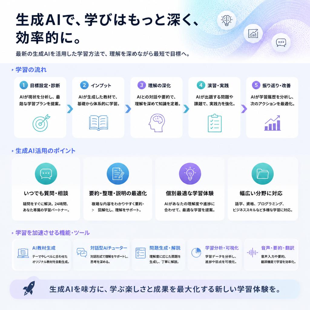 4. 生成AIでの効率的な学び