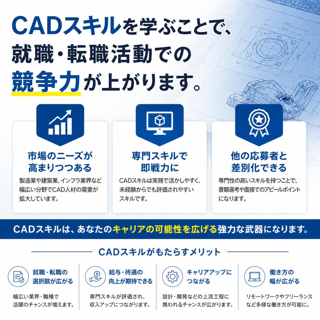 なぜ今、CADを習得すべきなのか？
