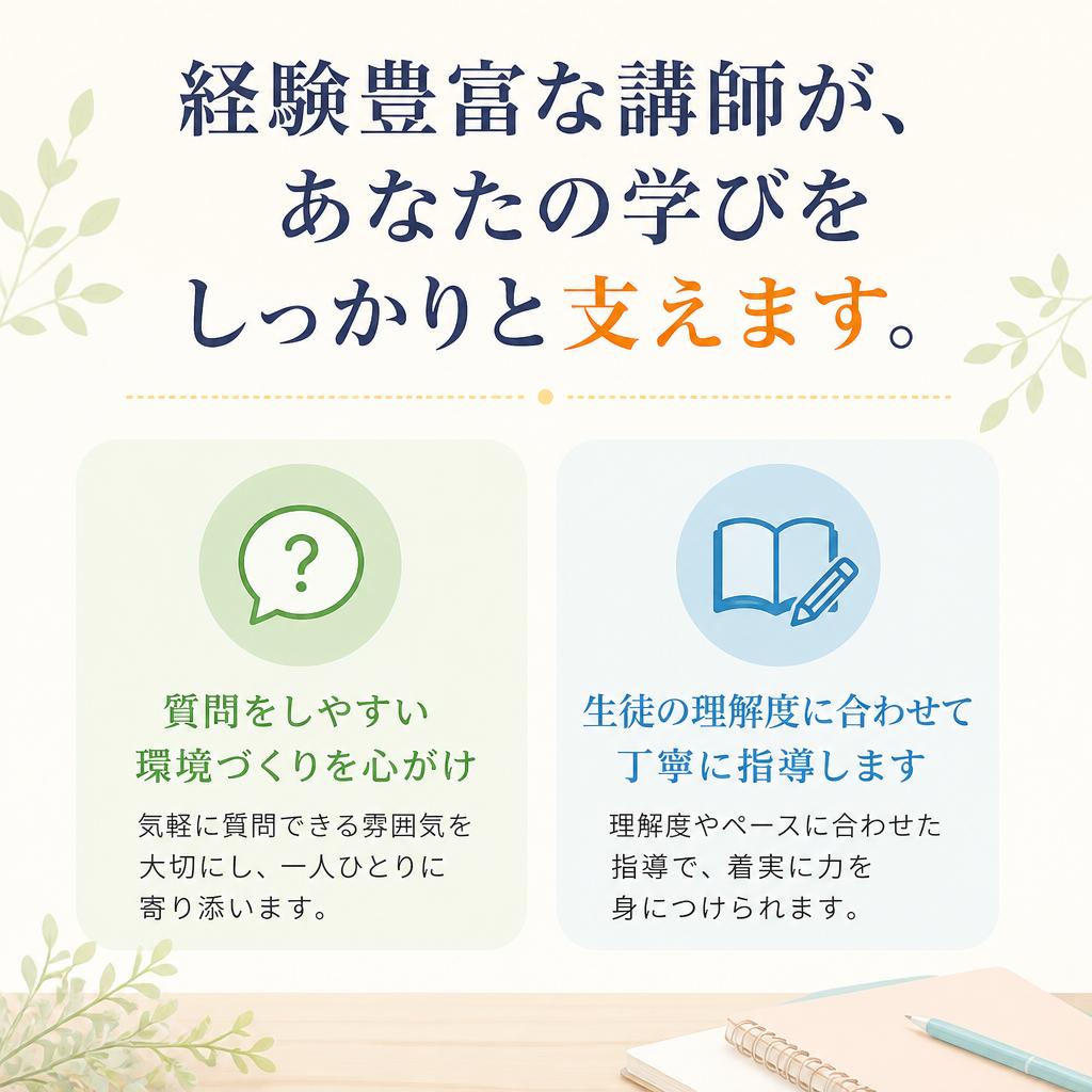 成功するためのサポート体制