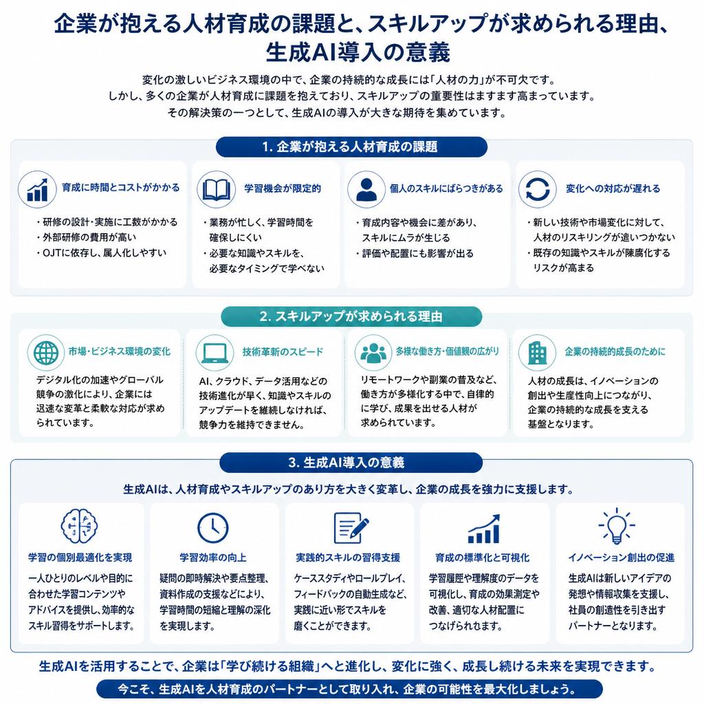 次世代企業向け研修の必要性