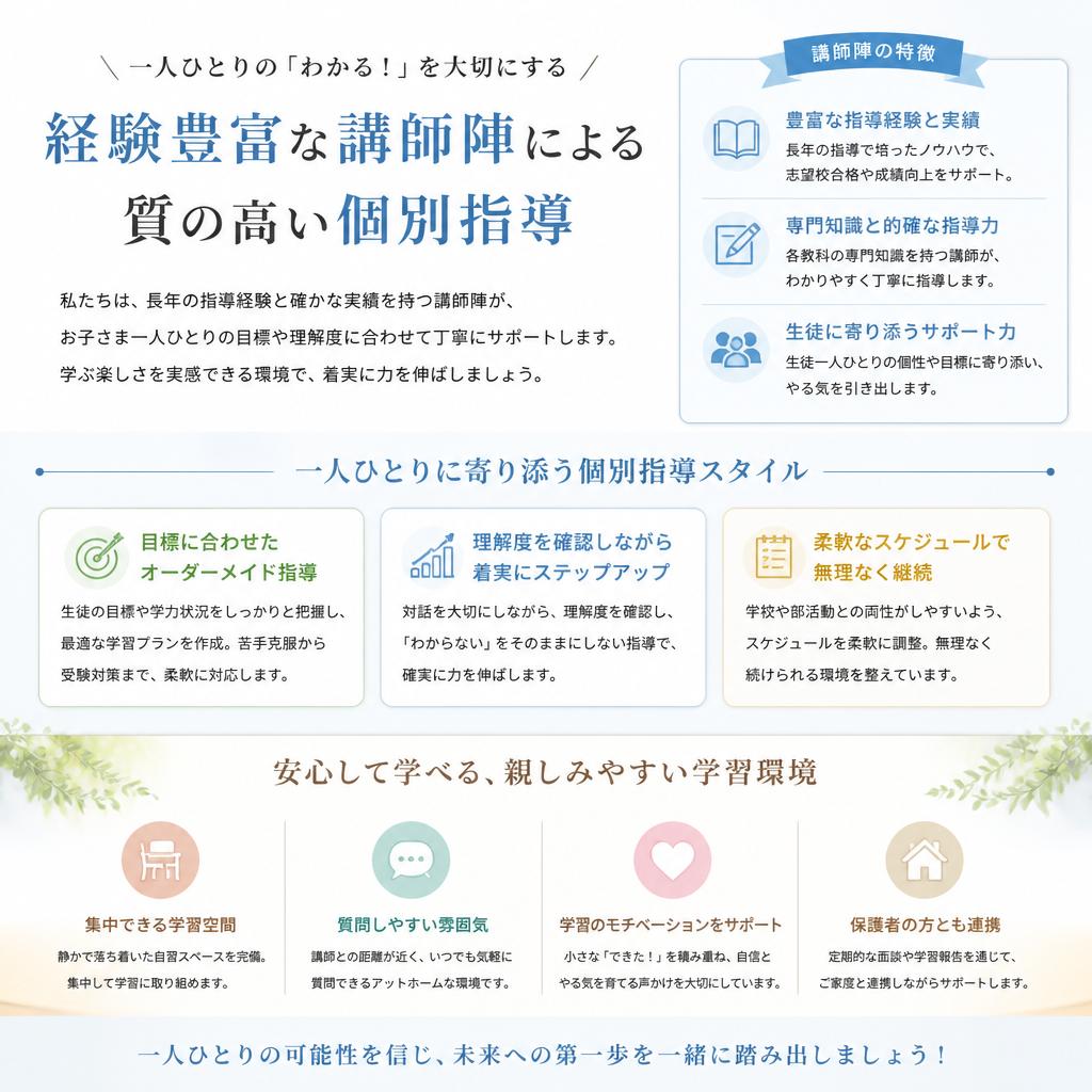 5. 講師の紹介と学びの環境