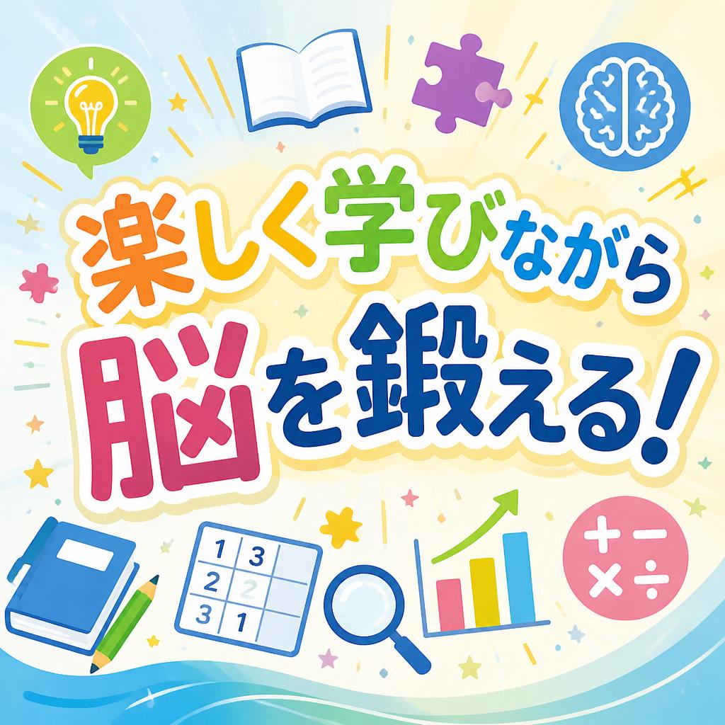 楽しく学びながら脳を鍛える！