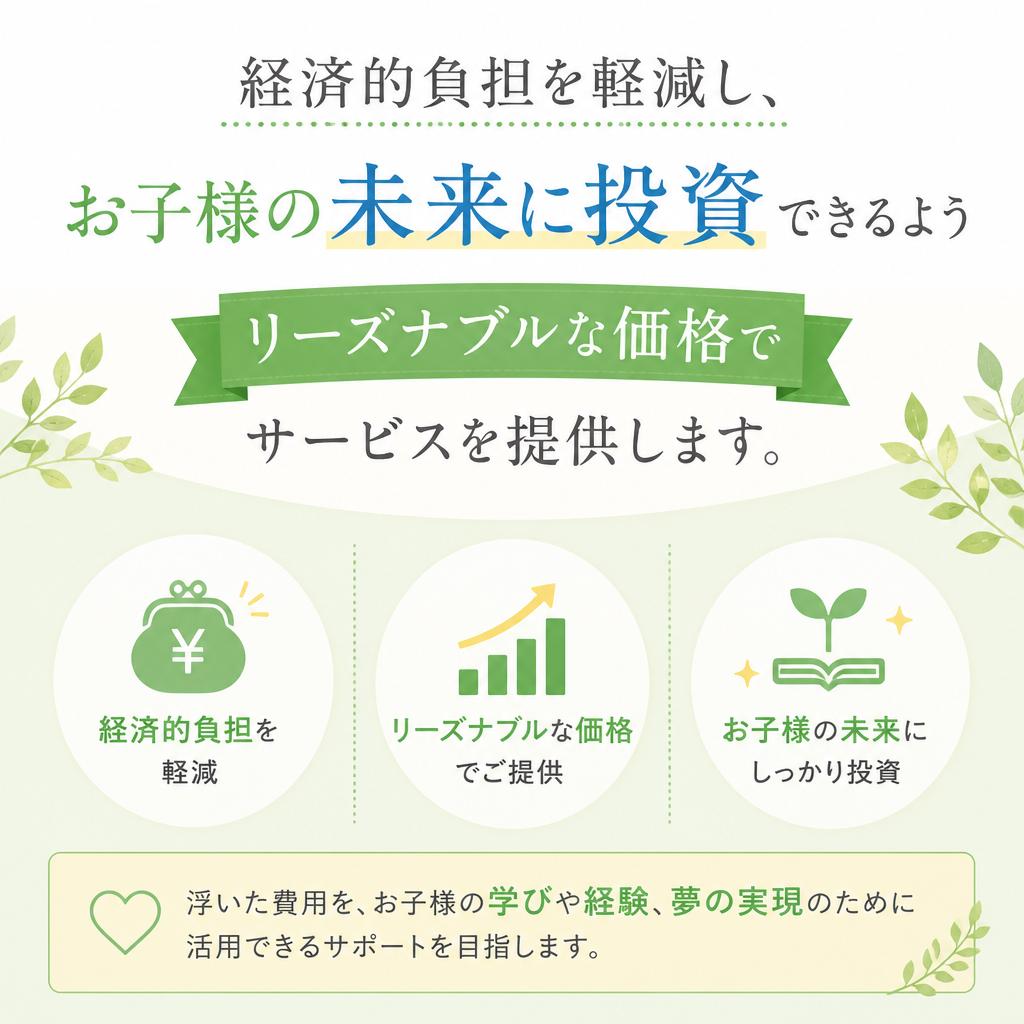 4. リーズナブルな料金設定