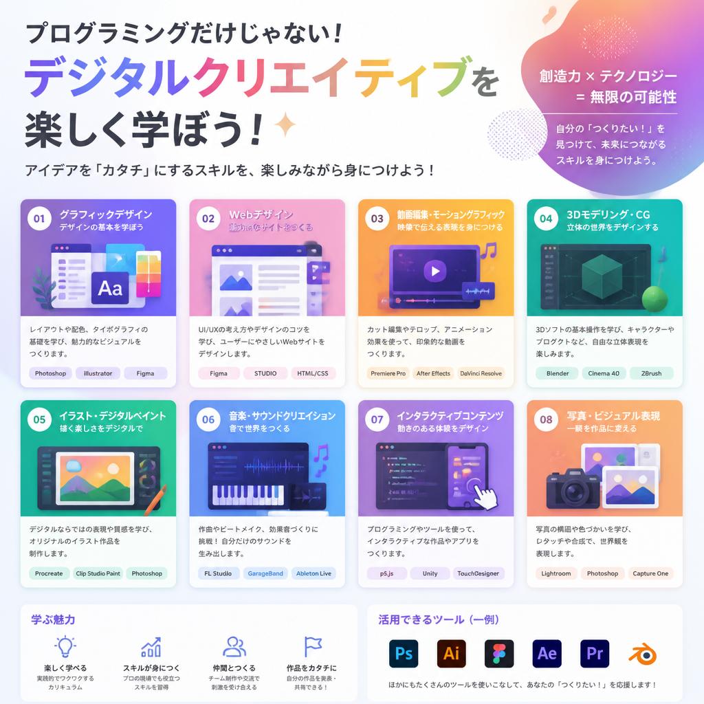 5. 楽しく学べる多彩なプログラム