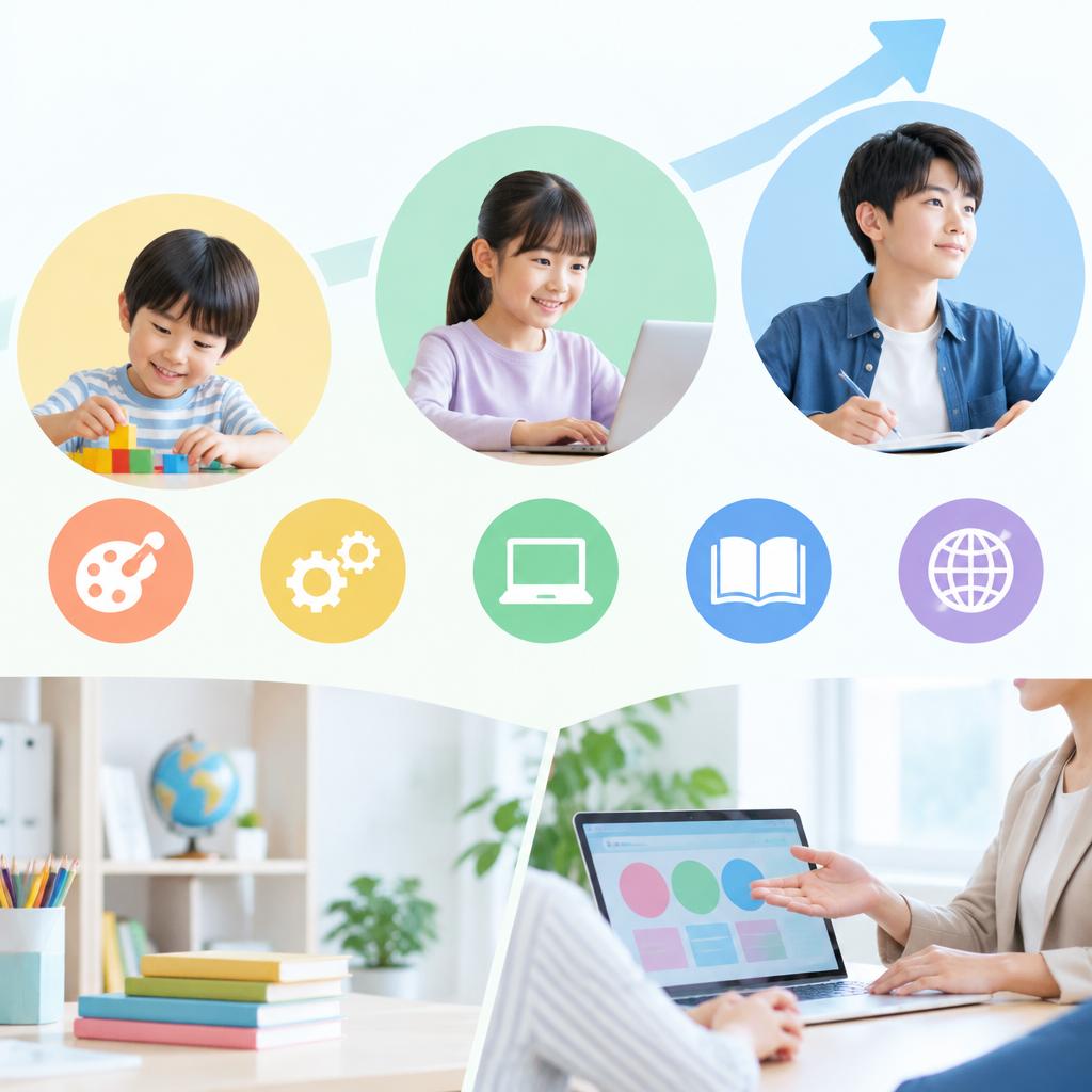 小学生から中学生まで、年齢や興味に合わせた学び方
